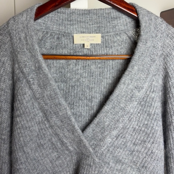 Sezane Cody Jumper in Mid Heather Gray Size M Excellent - Picture 4 of 12